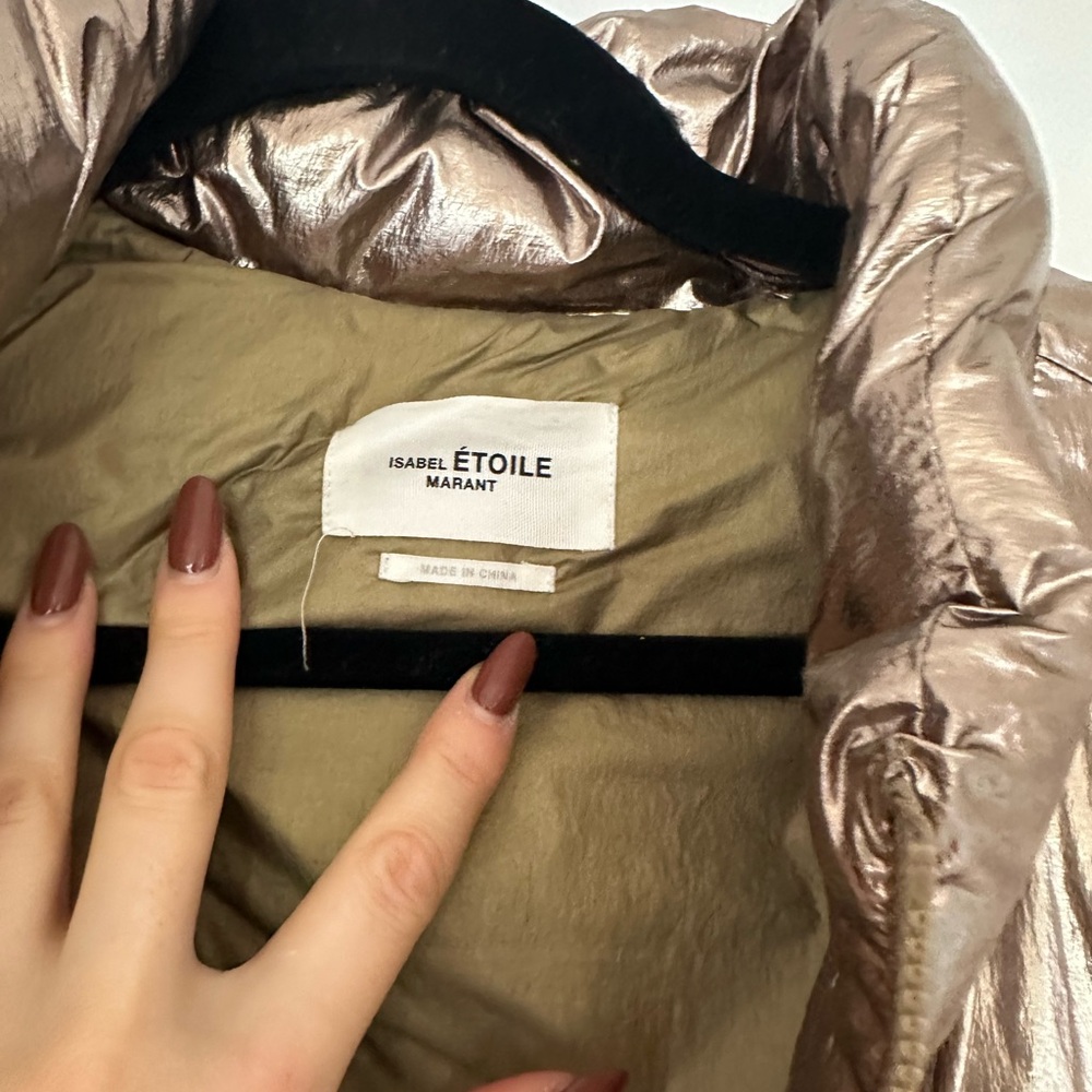 Isabel Marant Metallic Puffer Jacket - Picture 4 of 5
